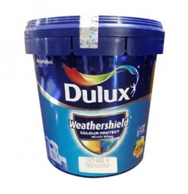 Sơn ngoại thất Dulux Weathershield Colour Protect bề mặt bóng E023 thùng 15L