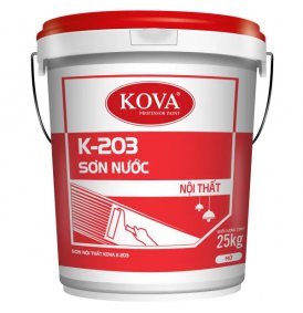 Sơn nước nội thất không bóng KOVA K-203 THÙNG 25KG